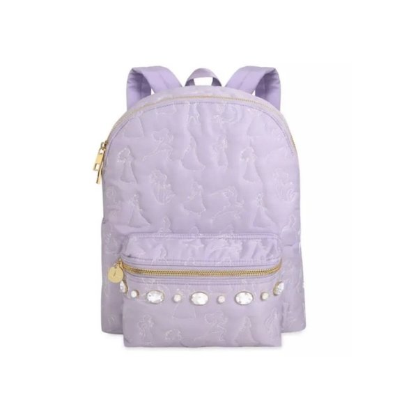 2022 Stoney Clover Disney Lavender Crystal Princess Classic Backpack NWT - Picture 1 of 3